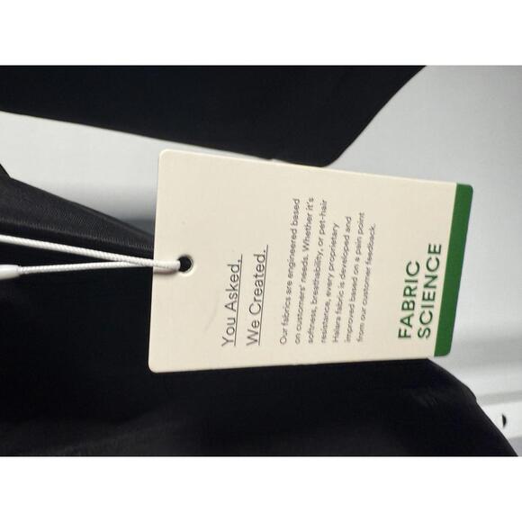 NWT Halara Stand Collar Back Long Sleeve Work Blouse Black M - Picture 6 of 13